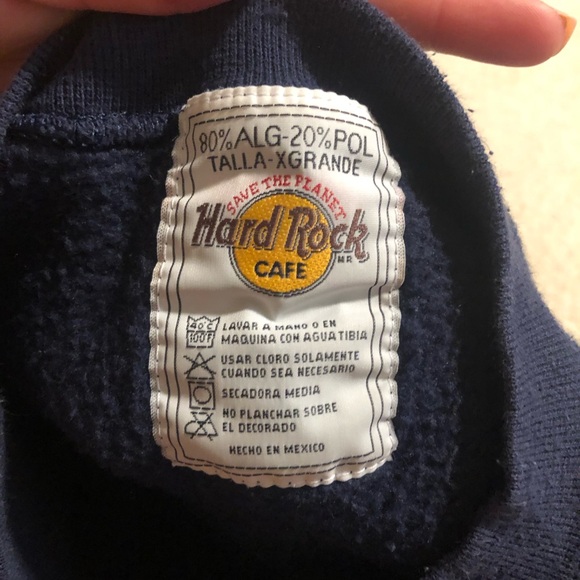 Vintage 1990s Hard Rock Cafe Tijuana Crew Neck Sweatshirt Size XL - Picture 5 of 8